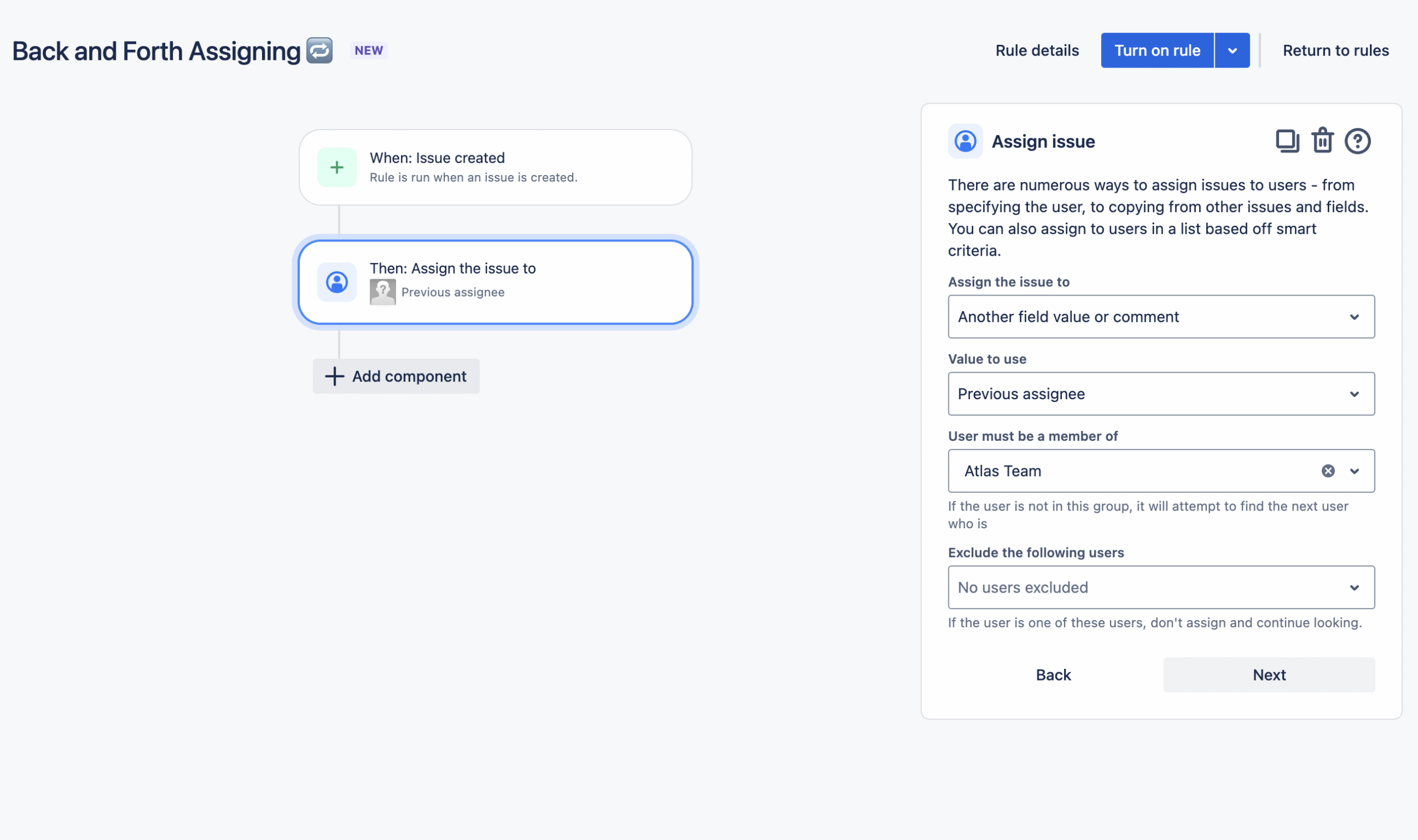 Configuración de Jira para reasignación inteligente