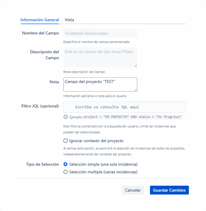 activar seleccion multiple jira issue picker