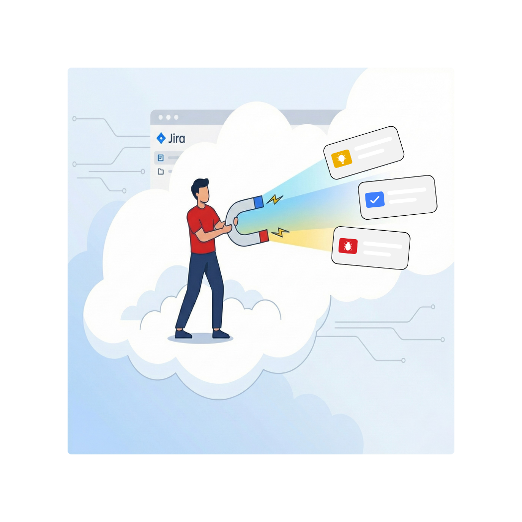 Profesional utilizando Atlassian Rovo y herramientas de IA en el trabajo